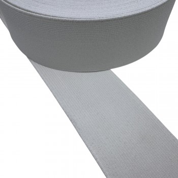  Elastic tape 60mm width in white color